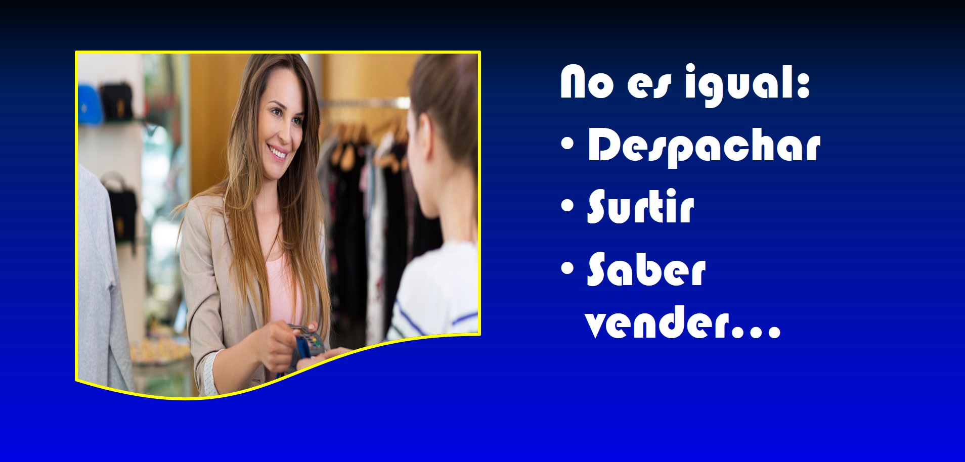 retail - saber vender